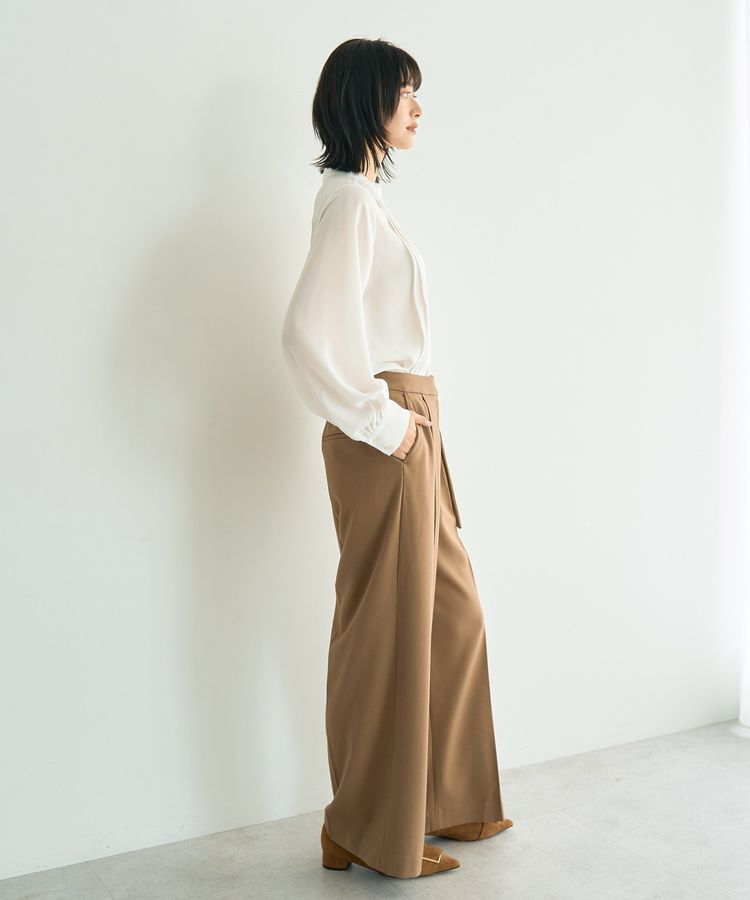 YECCA VECCA「タックデザインブラウス」|シャツ・ブラウス|