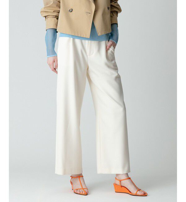 allureville「◇ウールライクポリBIGバックルパンツ」|その他|