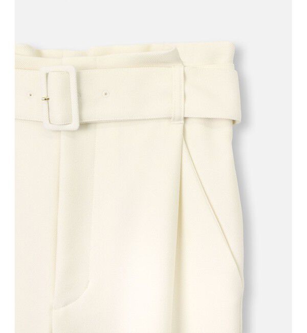 allureville「◇ウールライクポリBIGバックルパンツ」|その他|