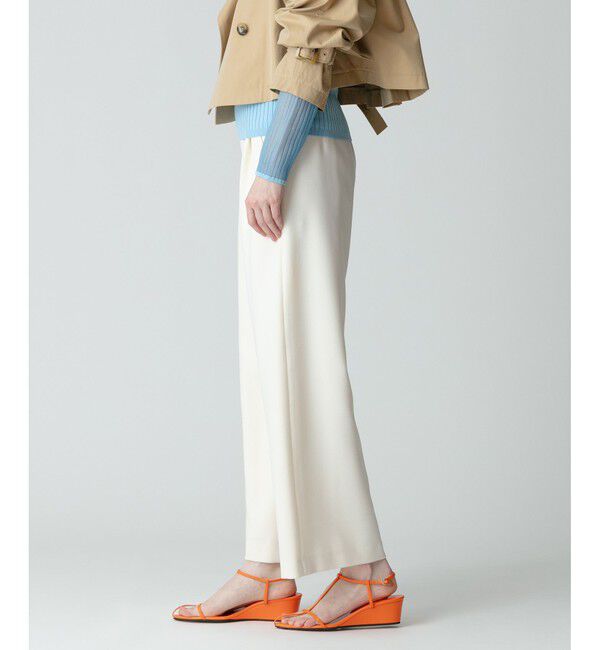 allureville「◇ウールライクポリBIGバックルパンツ」|その他|