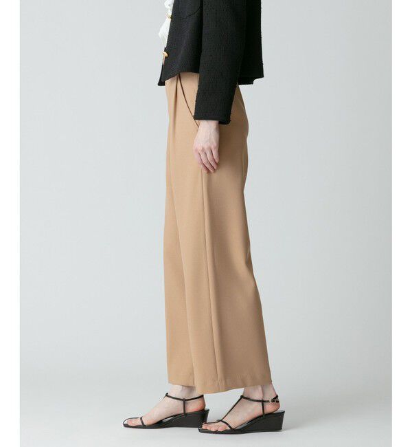 allureville「◇ウールライクポリBIGバックルパンツ」|その他|