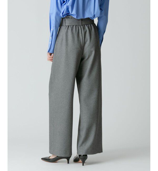 allureville「◇ウールライクポリBIGバックルパンツ」|その他|