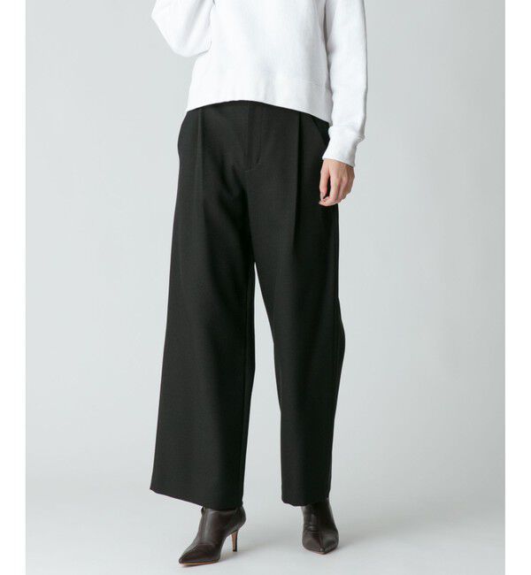 allureville「◇ウールライクポリBIGバックルパンツ」|その他|