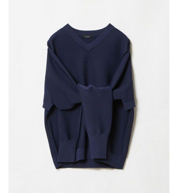 allureville「スラッシュアーム2WAY プルオーバー」|ニット・セーター|