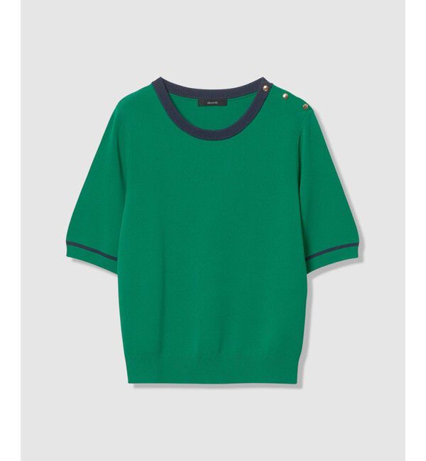 allureville「ソウバリ肩釦クループルオーバー」|ニット・セーター|