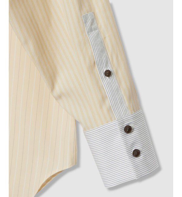 allureville「【WEB・一部店舗別注】クレイジーストライプシャツ」|シャツ・ブラウス|