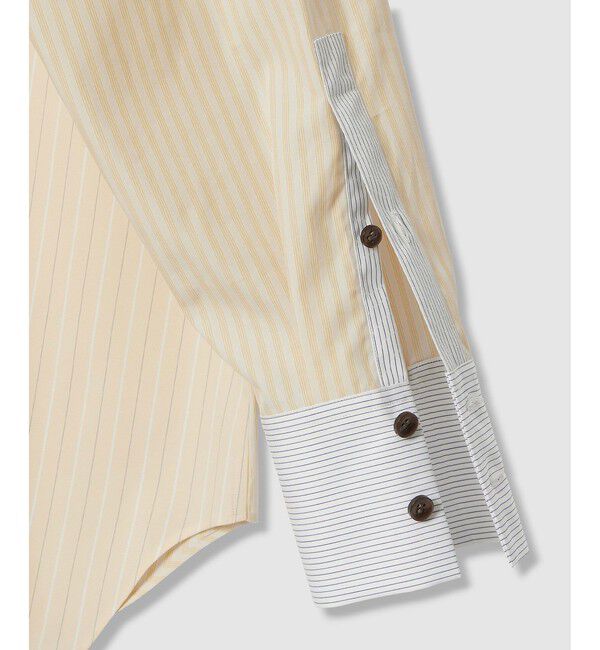 allureville「【WEB・一部店舗別注】クレイジーストライプシャツ」|シャツ・ブラウス|