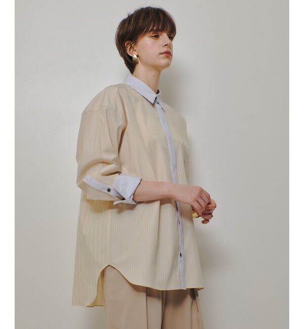 allureville「【WEB・一部店舗別注】クレイジーストライプシャツ」|シャツ・ブラウス|