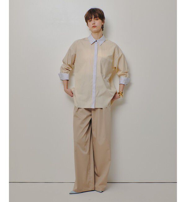 allureville「【WEB・一部店舗別注】クレイジーストライプシャツ」|シャツ・ブラウス|