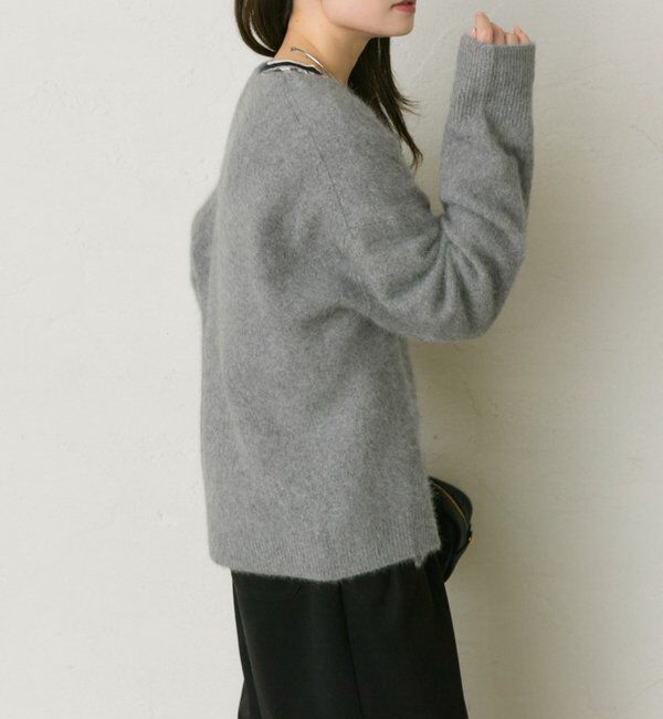  「【25th】FOXウールニットVネックカーディガン」|カーディガン|