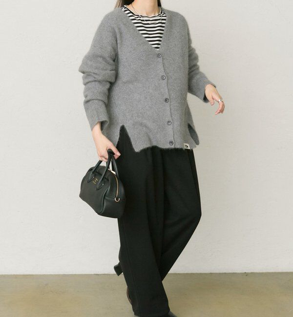  「【25th】FOXウールニットVネックカーディガン」|カーディガン|