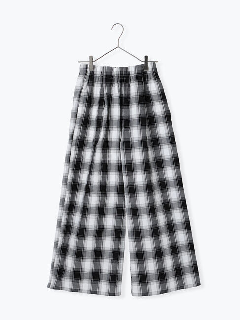 sm2rhythm「シャーリングチェックイージーパンツ」|その他|