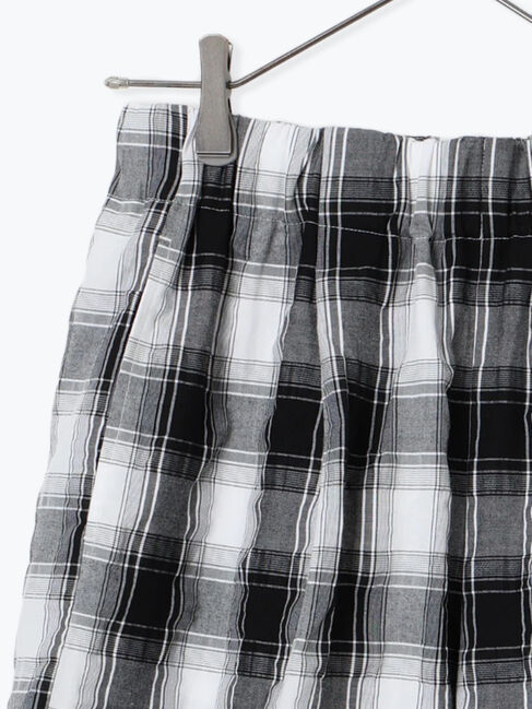 sm2rhythm「シャーリングチェックイージーパンツ」|その他|