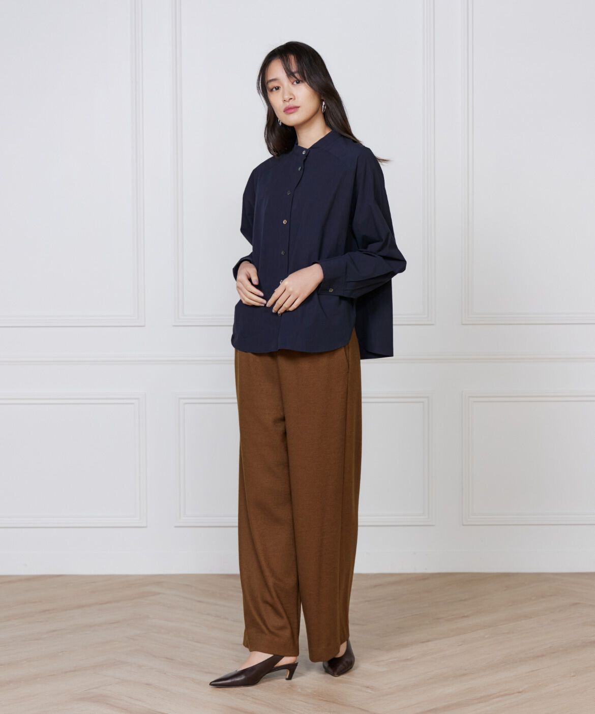 7-IDconcept.「《大きいサイズ》ドロストストレートワイドパンツ」|その他|