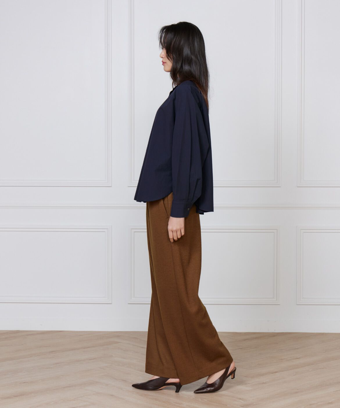 7-IDconcept.「《大きいサイズ》ドロストストレートワイドパンツ」|その他|