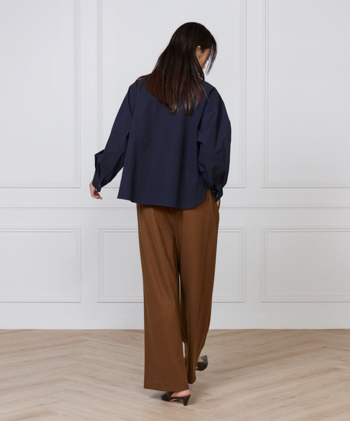 7-IDconcept.「《大きいサイズ》ドロストストレートワイドパンツ」|その他|