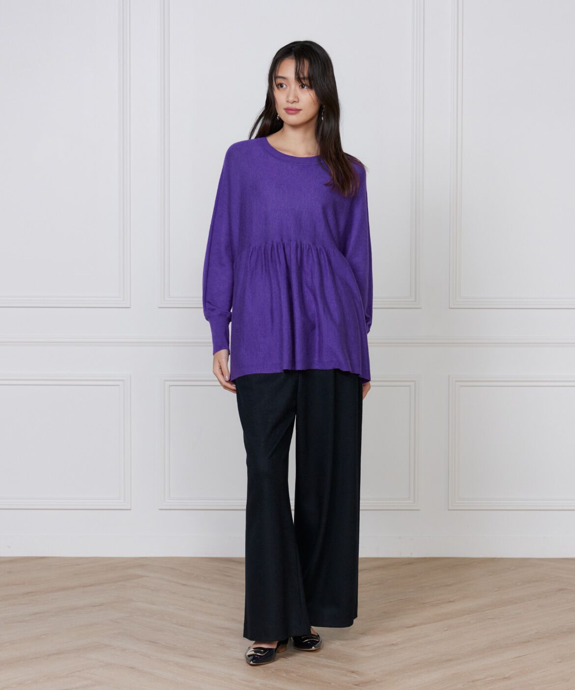 7-IDconcept.「《大きいサイズ》ドロストストレートワイドパンツ」|その他|