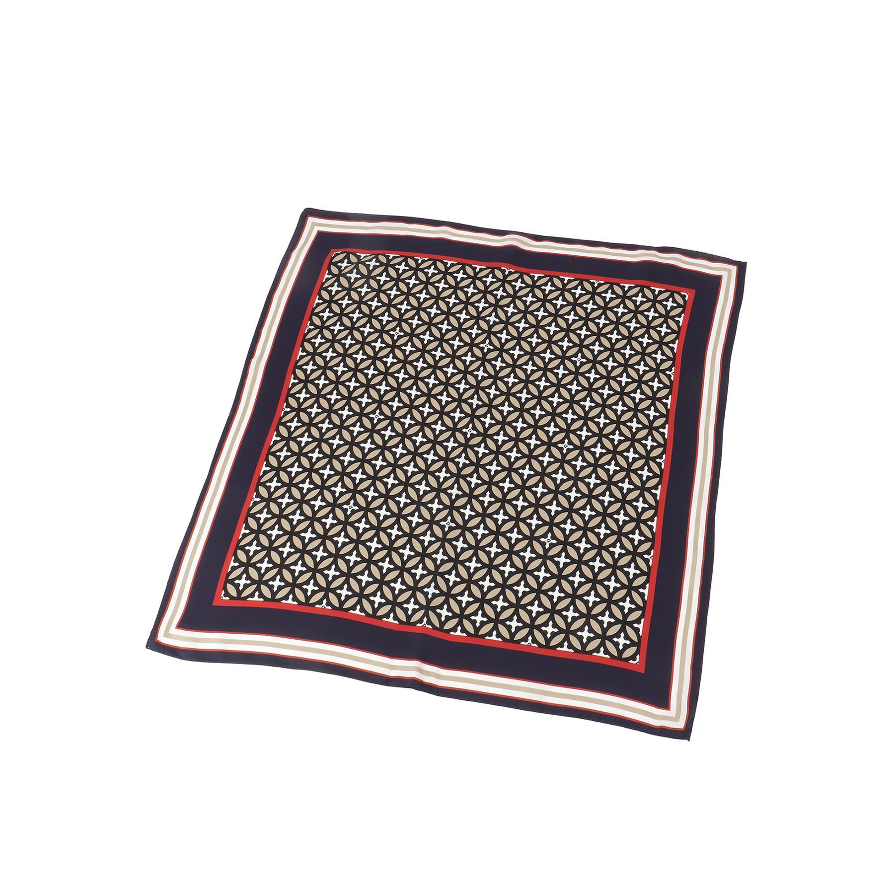 DRESSTERIOR「オーバーラップサークルシルクスカーフ」|バンダナ・スカーフ|