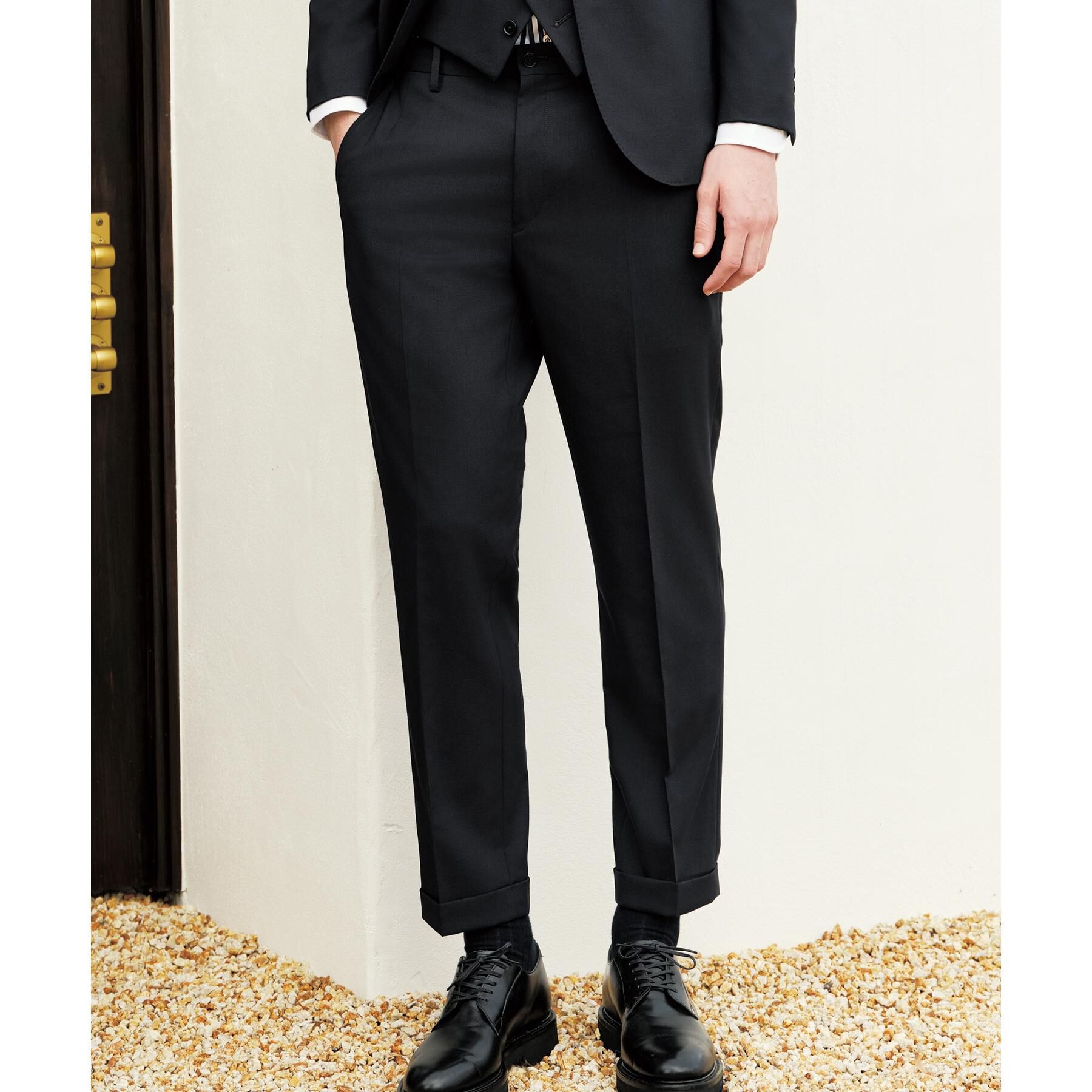 DRESSTERIOR「【セットアップ可】スリーピース SET UP パンツ」|その他|ブラック(019)