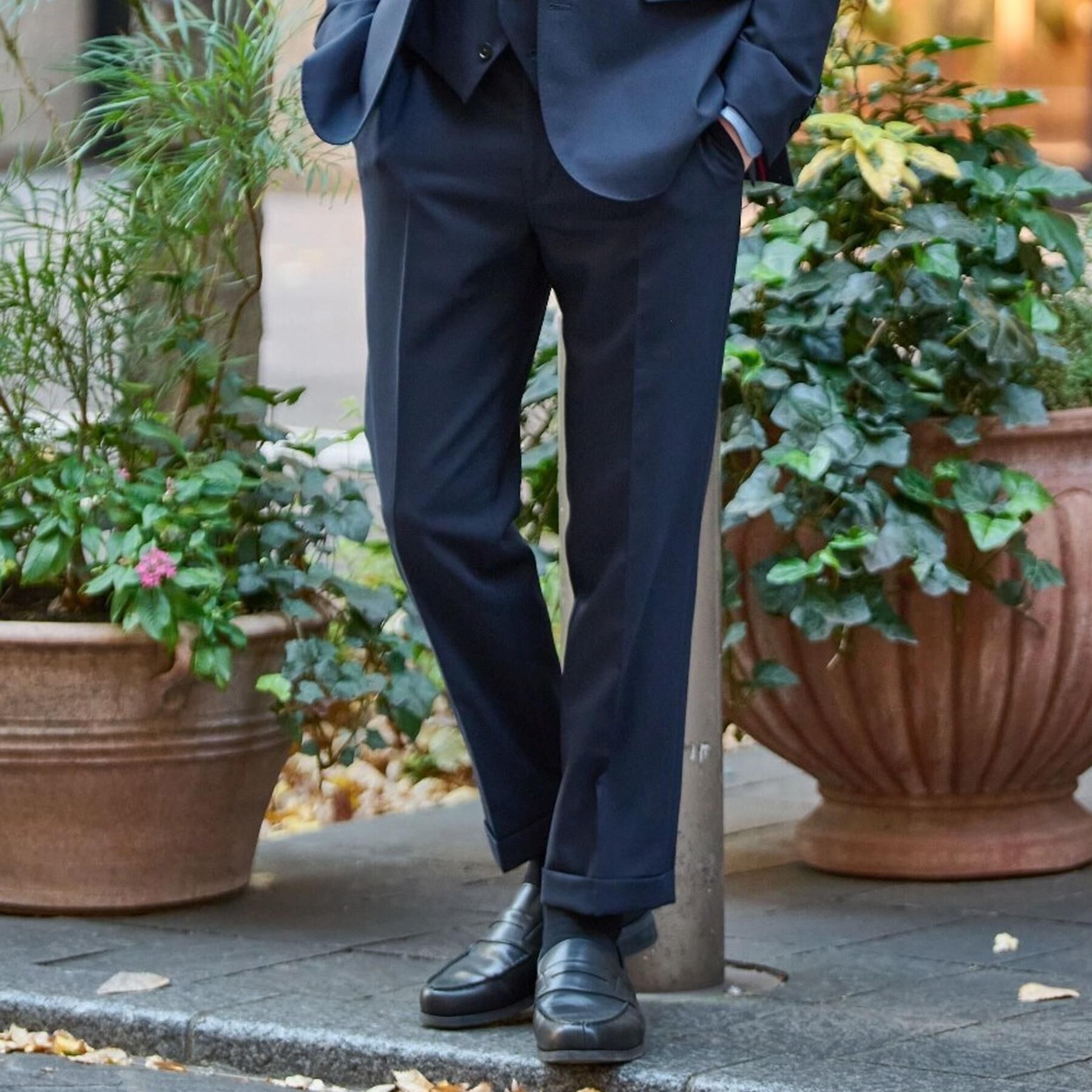 DRESSTERIOR「【セットアップ可】スリーピース SET UP パンツ」|その他|ネイビー(094)