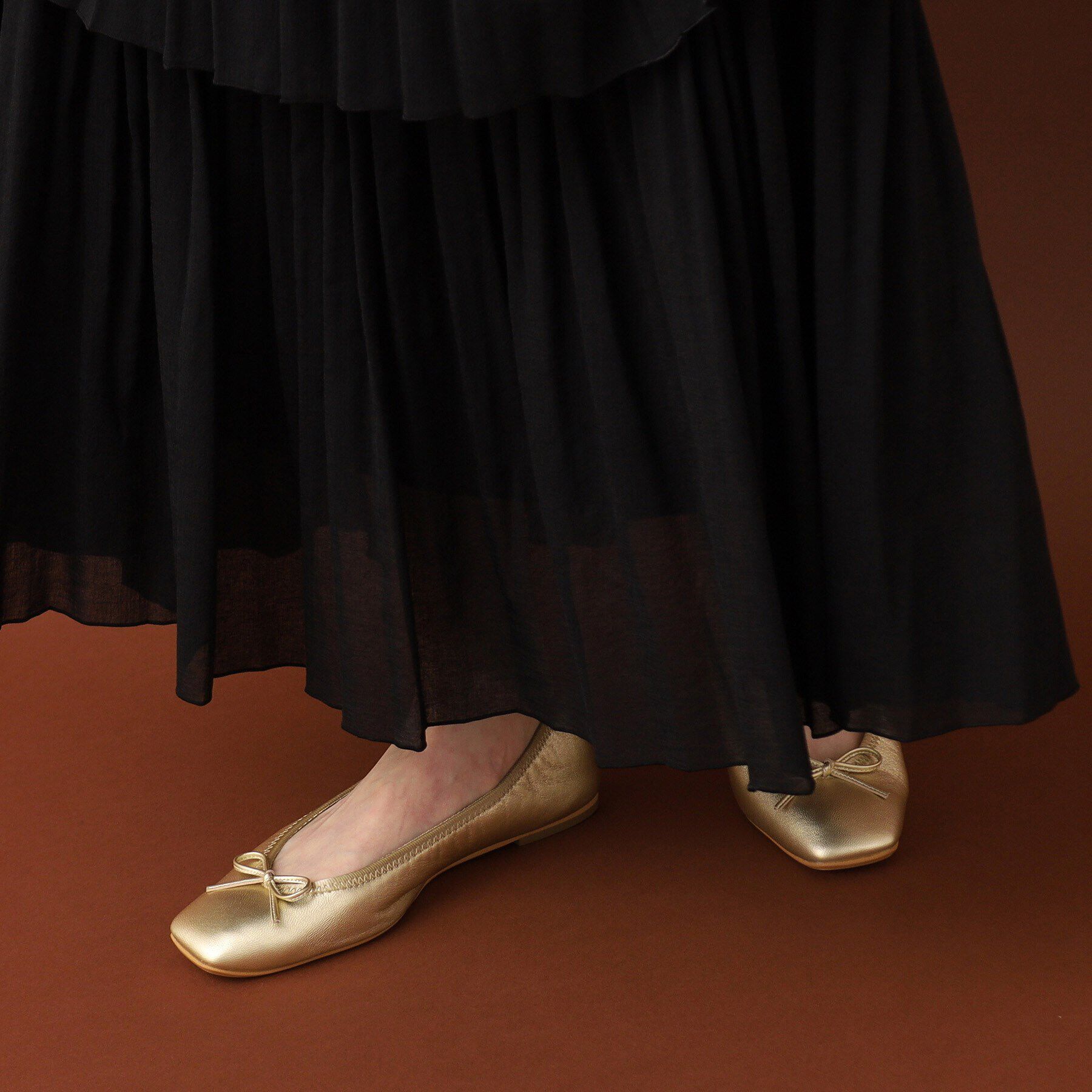 DRESSTERIOR「ソフトレザーバレエシューズ」|パンプス|