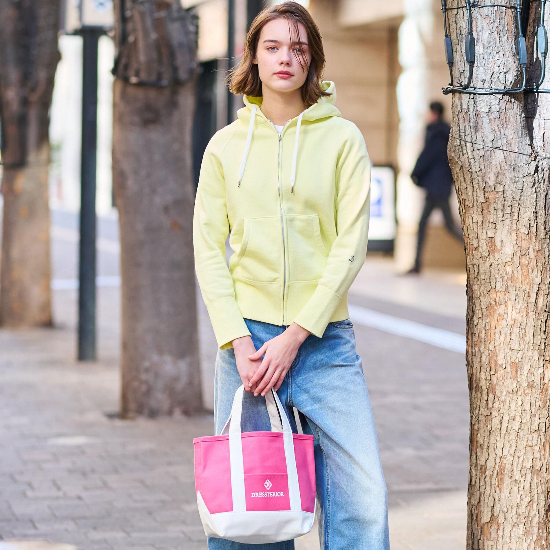 DRESSTERIOR「【NEWカラーあり】ライト裏毛ジップアップパーカ」|パーカー|