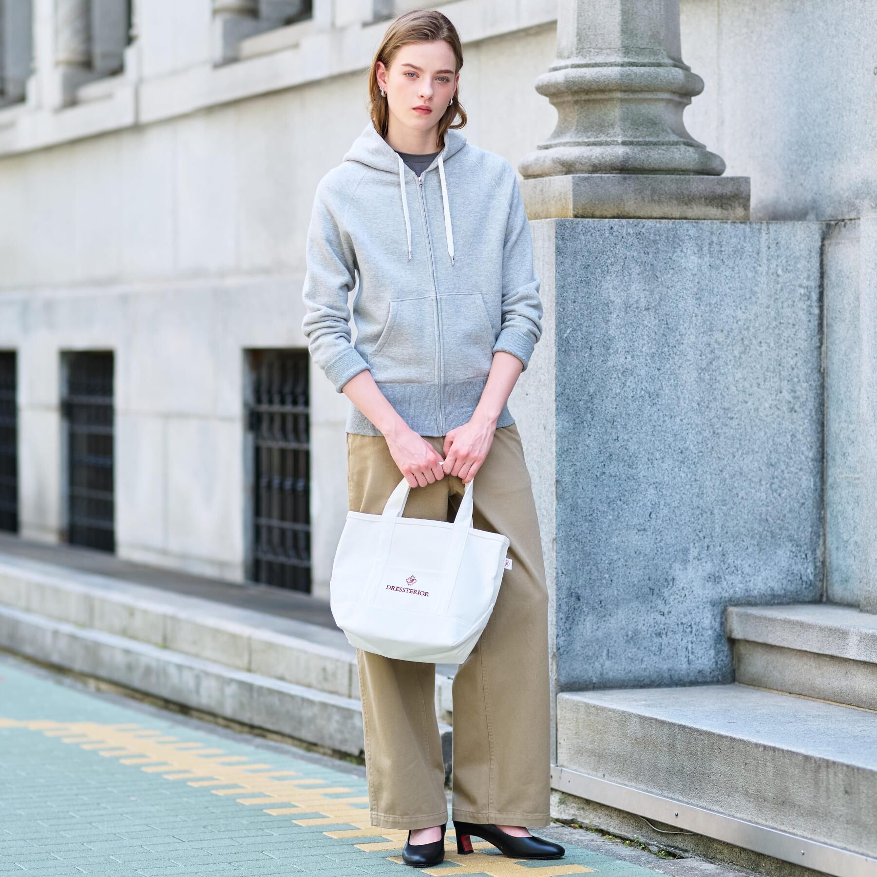 DRESSTERIOR「【NEWカラーあり】ライト裏毛ジップアップパーカ」|パーカー|