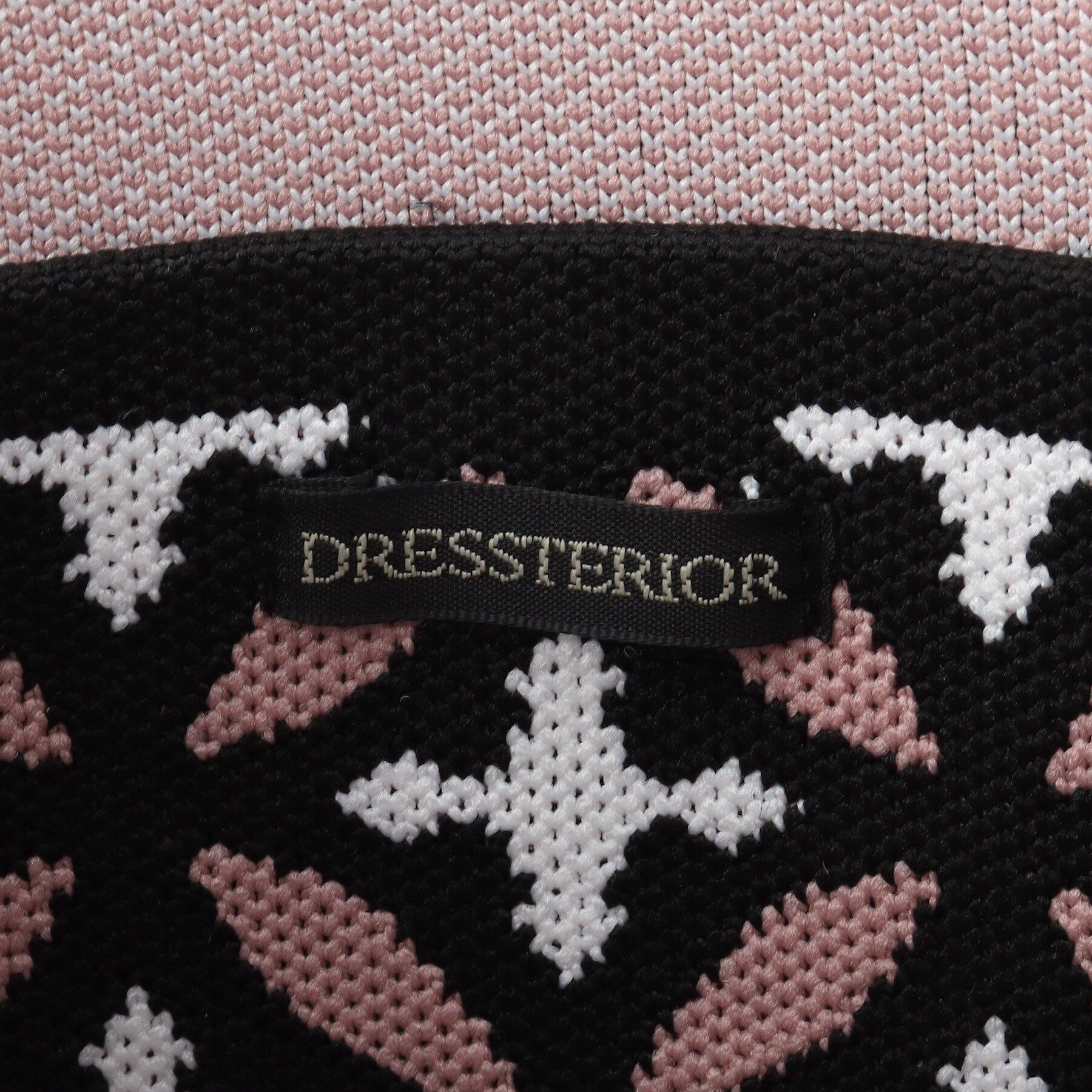 DRESSTERIOR「オーバーラップスモールニットトート」|トートバッグ|