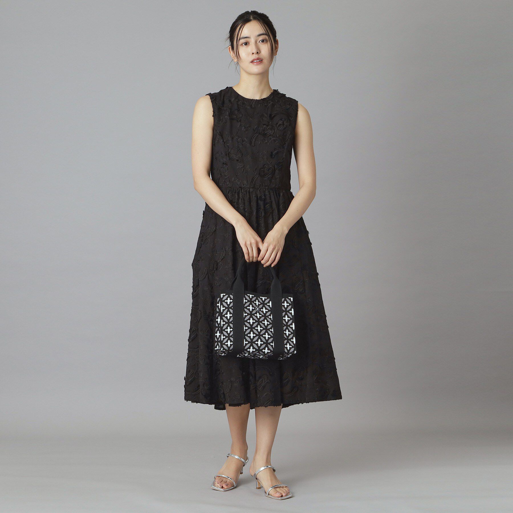 DRESSTERIOR「オーバーラップスモールニットトート」|トートバッグ|