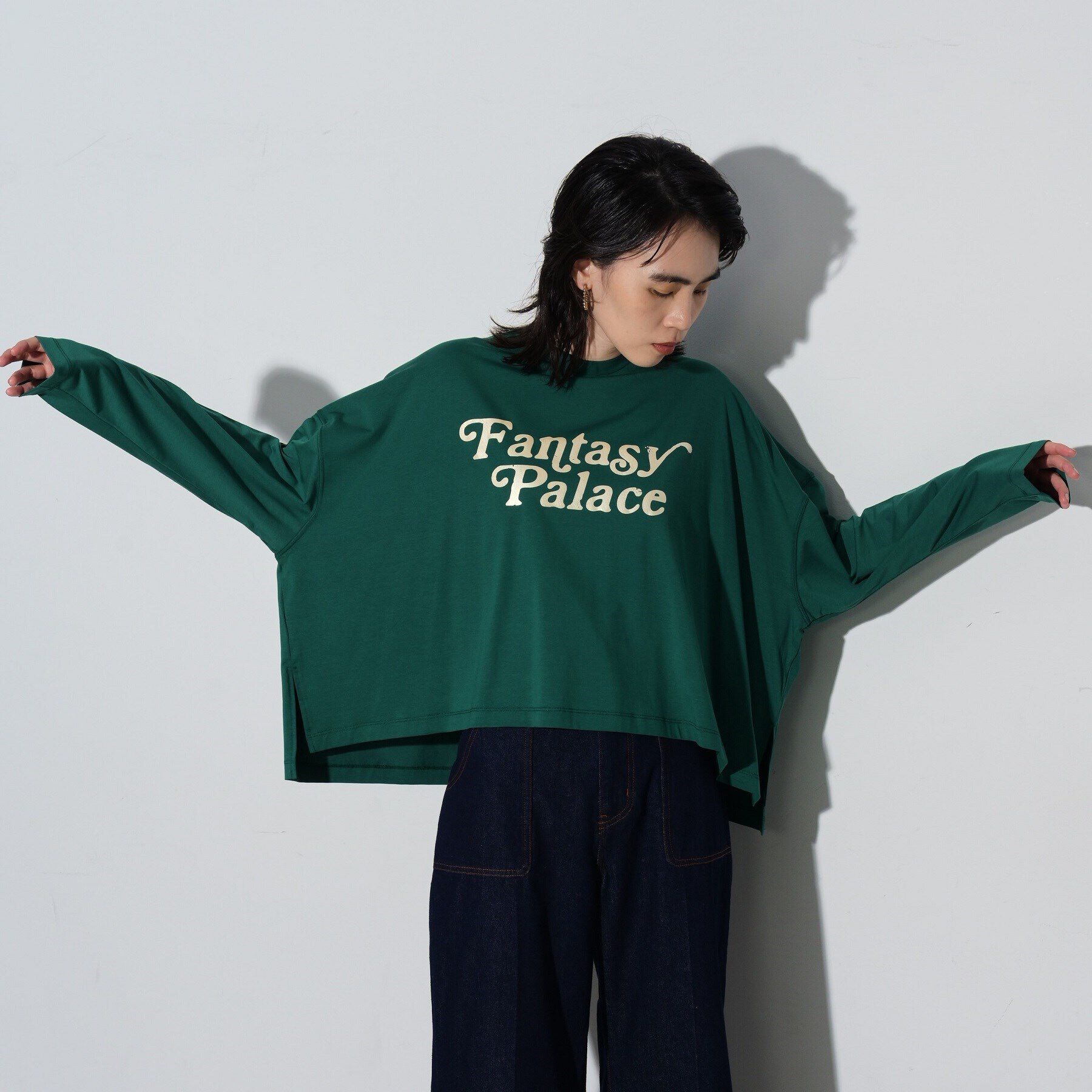 GALLEST「ヴィンテージロゴプリントロングTシャツ」|Tシャツ・カットソー|