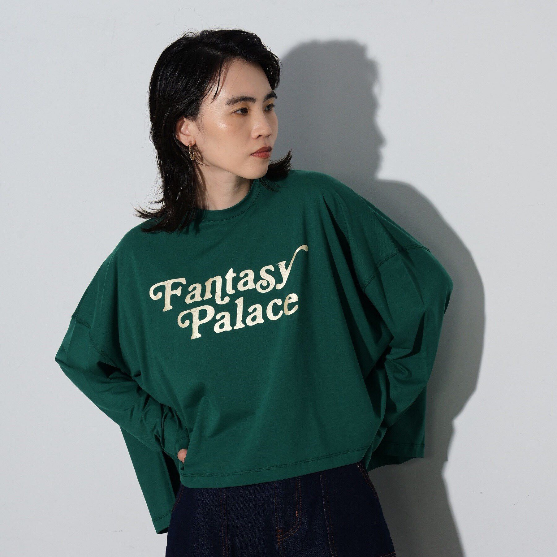 GALLEST「ヴィンテージロゴプリントロングTシャツ」|Tシャツ・カットソー|