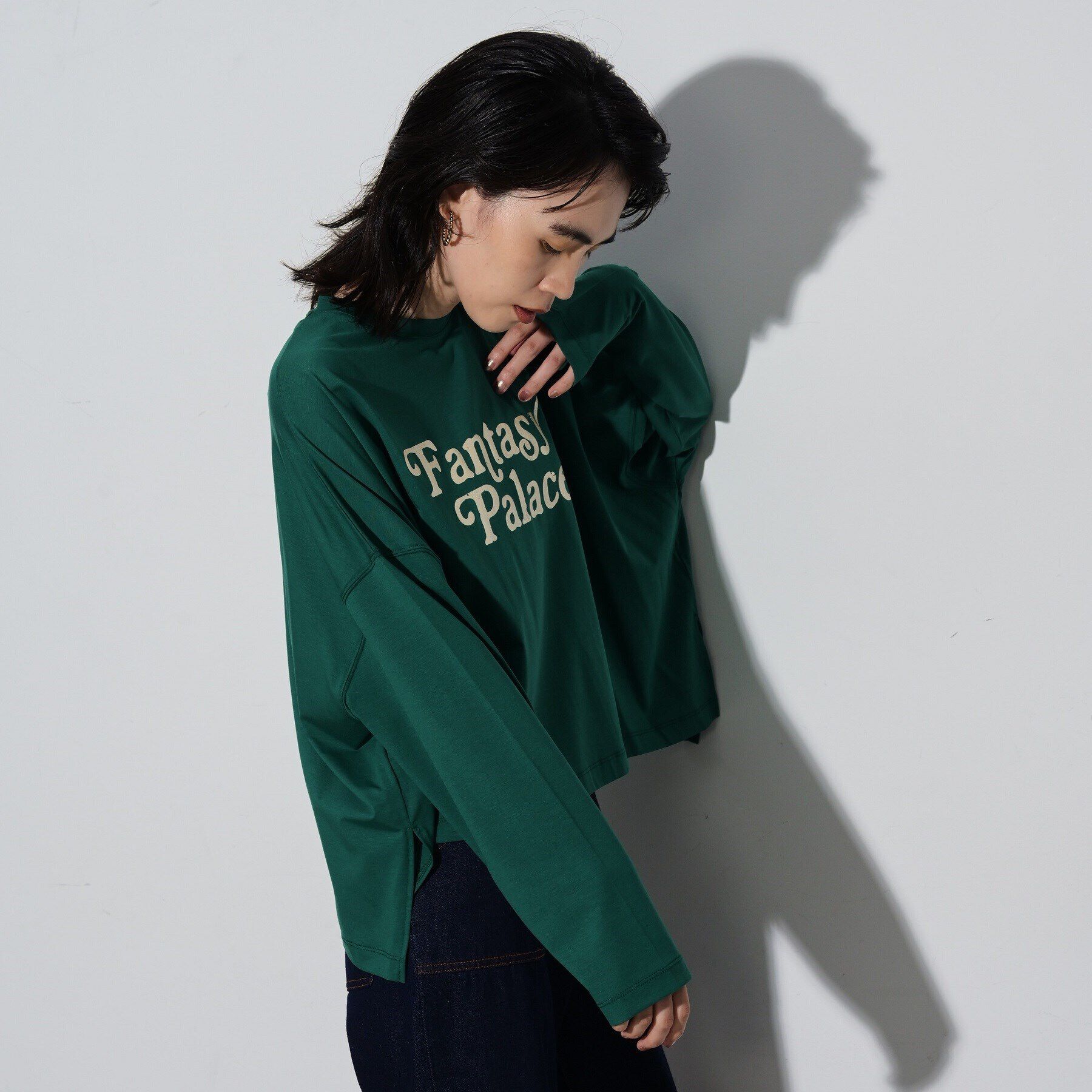 GALLEST「ヴィンテージロゴプリントロングTシャツ」|Tシャツ・カットソー|