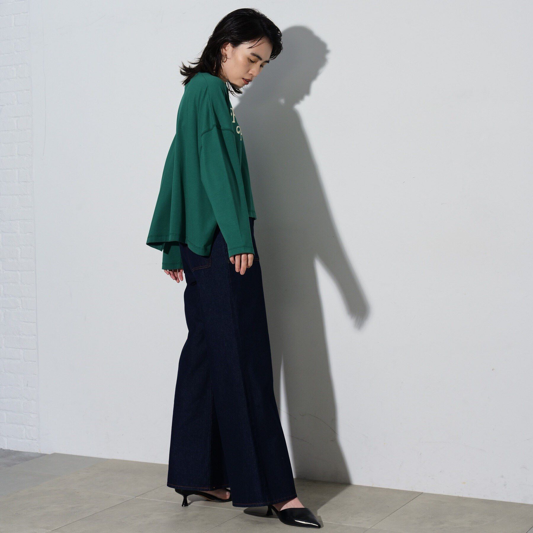 GALLEST「ヴィンテージロゴプリントロングTシャツ」|Tシャツ・カットソー|