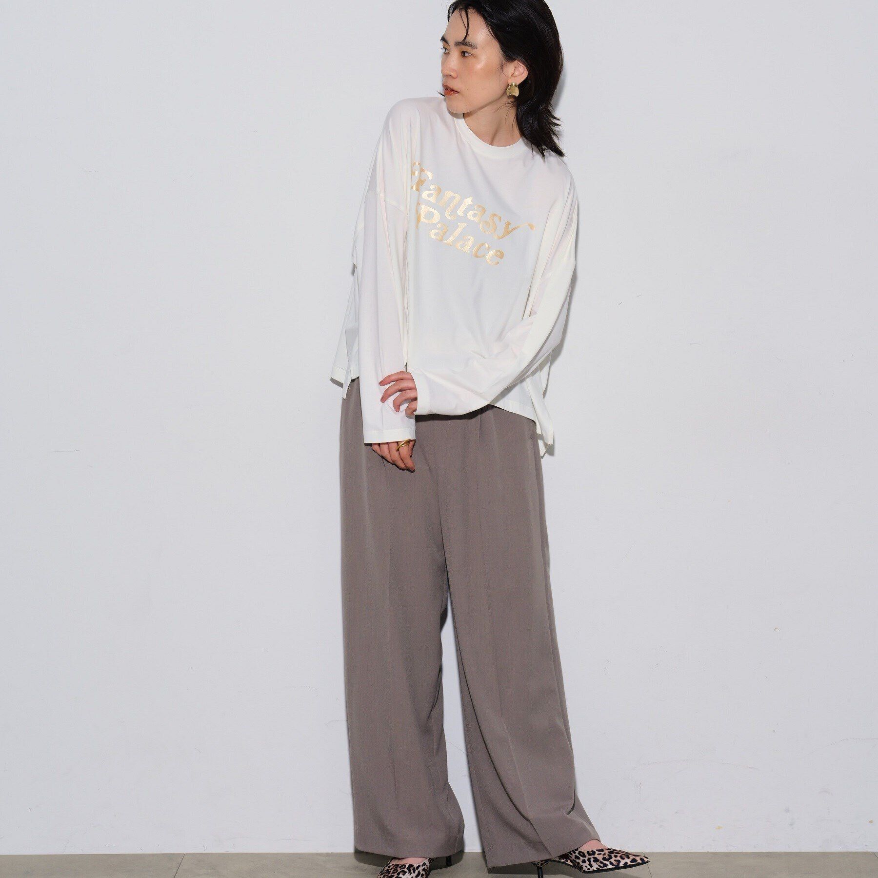 GALLEST「ヴィンテージロゴプリントロングTシャツ」|Tシャツ・カットソー|