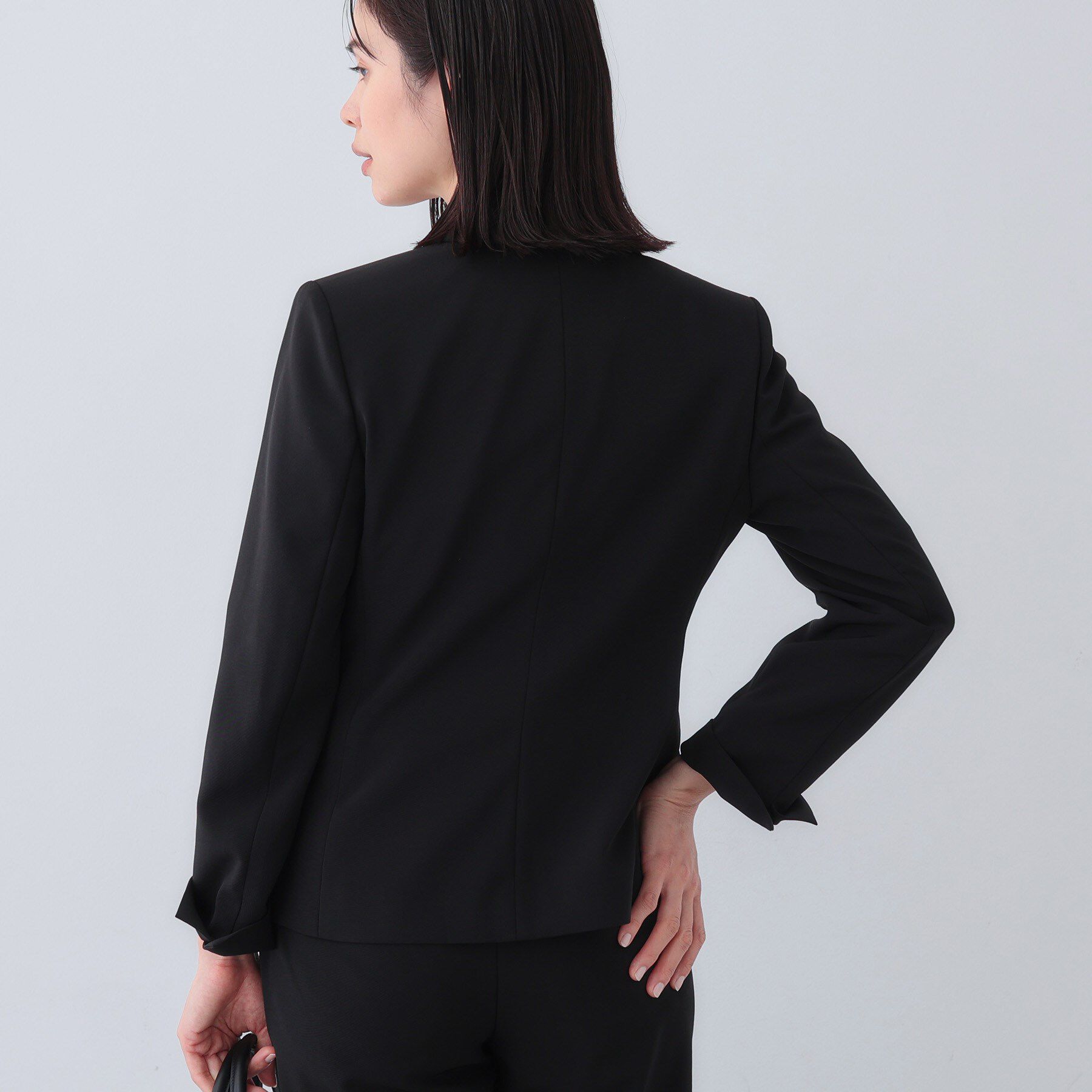 INDIVI「【洗える／リクルートスーツ】2つボタンテーラードカラージャケット」|スーツ|