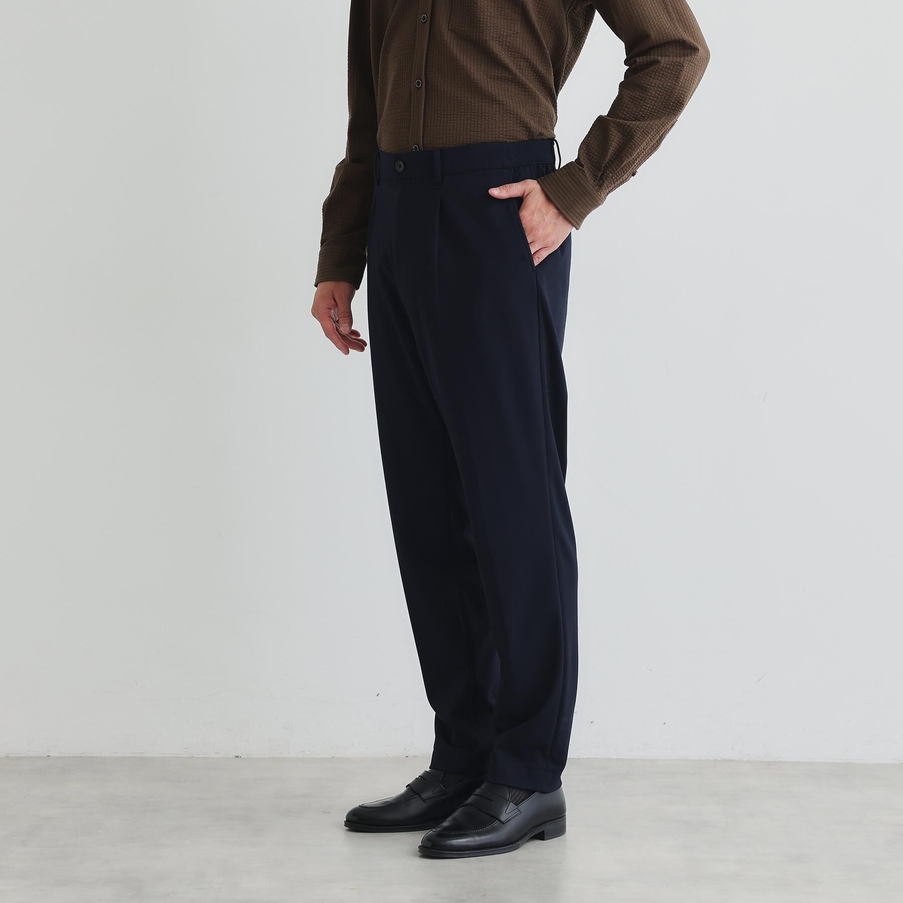 TAKEO KIKUCHI「サイドゴアウエスト スリム スラックス」|その他|