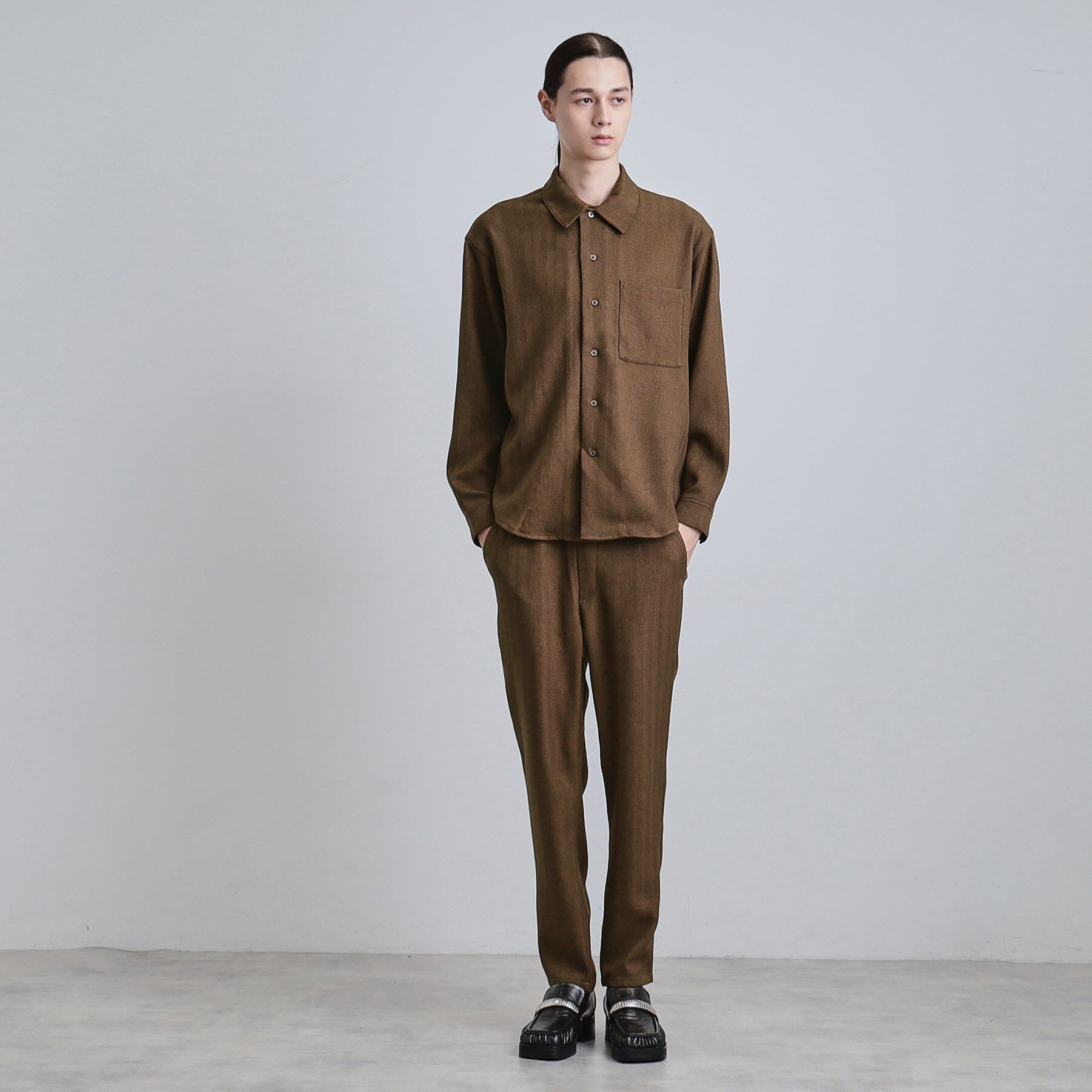 tk.TAKEO KIKUCHI「ウール調ヘリンボンイージーパンツ」|その他|