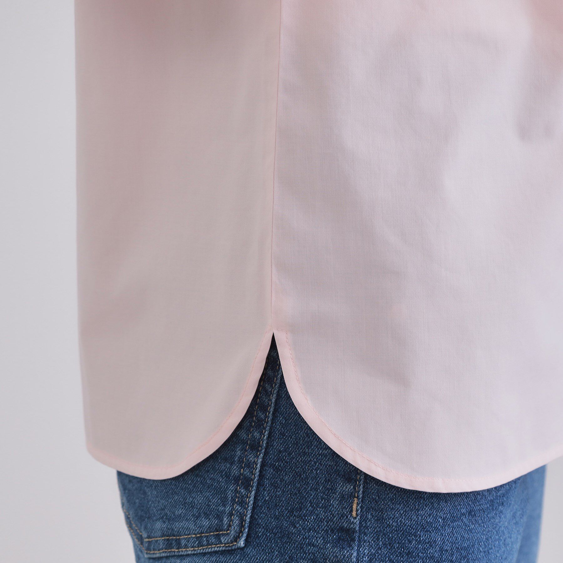 OPAQUE.CLIP「《美人百花掲載》ランタンスリーブシャツ【洗濯機洗い可】」|シャツ・ブラウス|