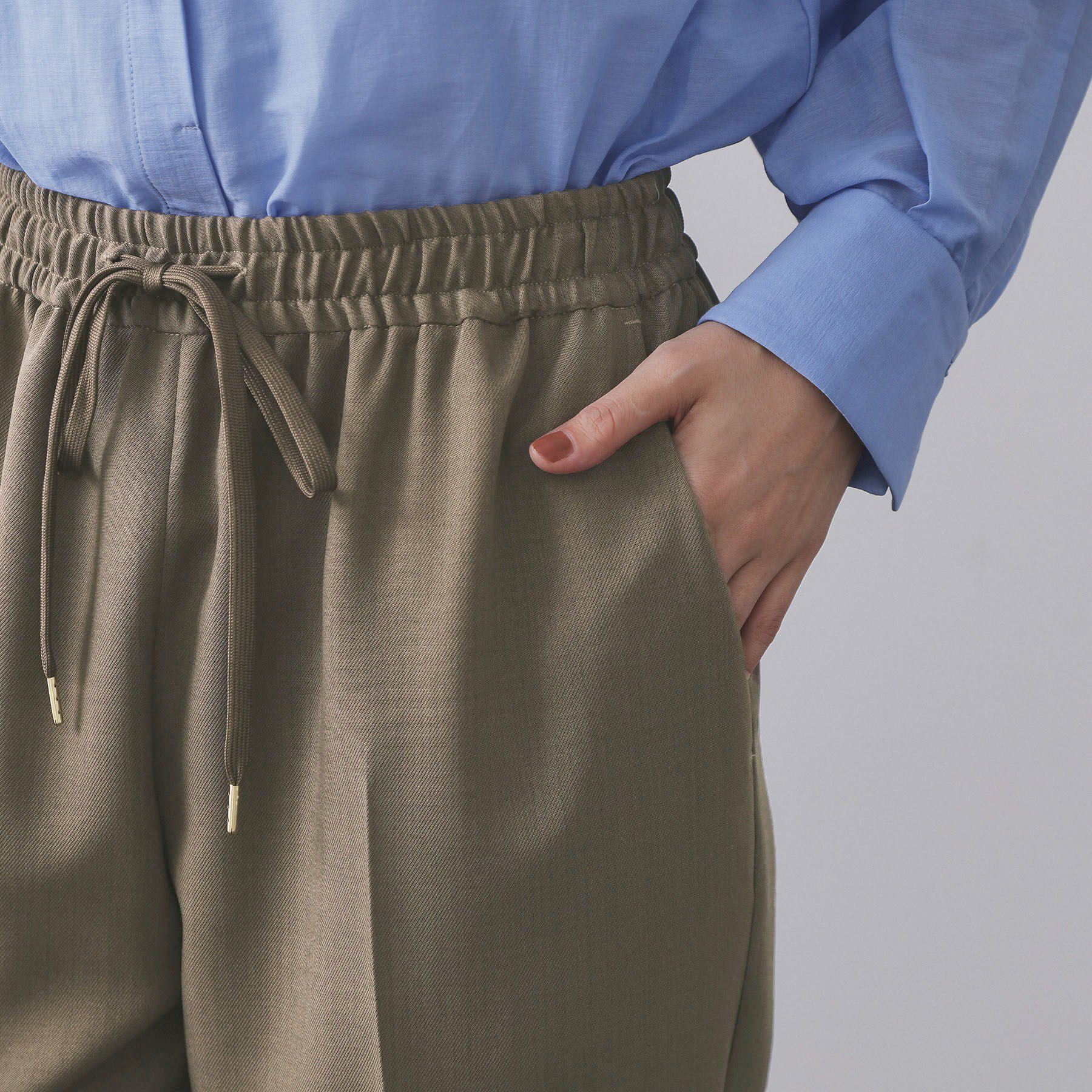 OPAQUE.CLIP「ストレッチ美脚イージーテーパードパンツ【防シワ/洗濯機洗い可】」|その他|