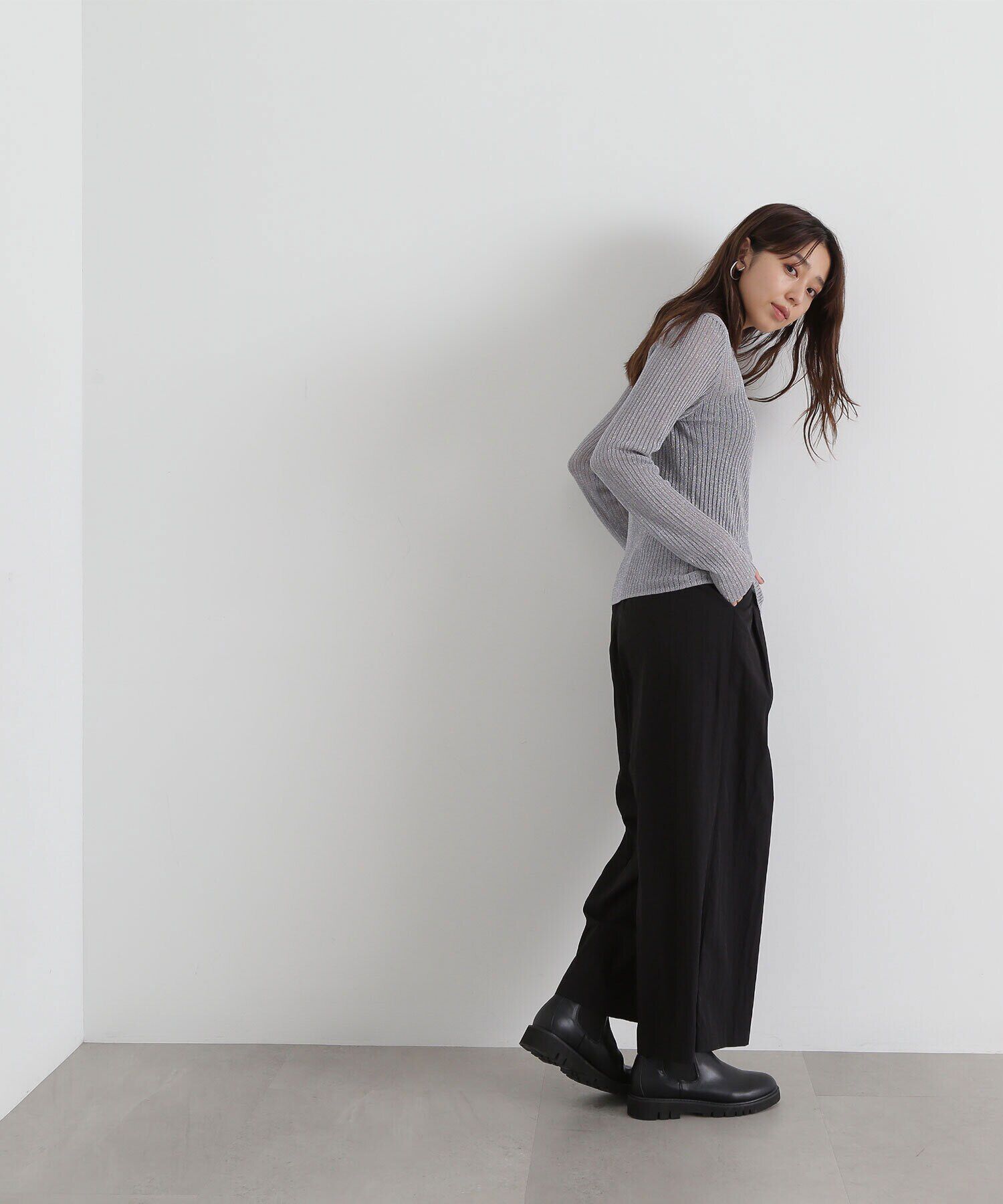  「ナイロンタックワイドパンツ」|その他|