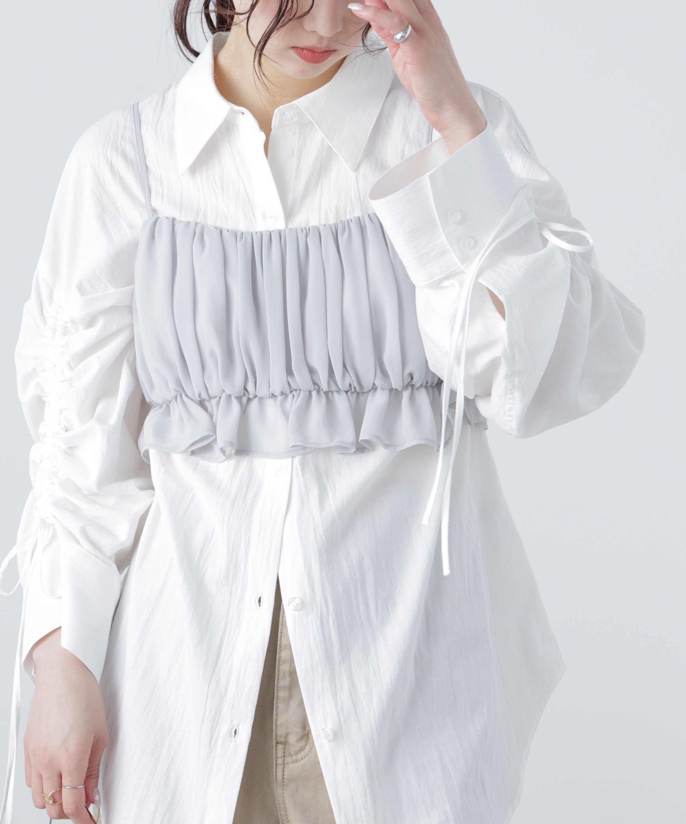  「バルーンビスチェ」|シャツ・ブラウス|