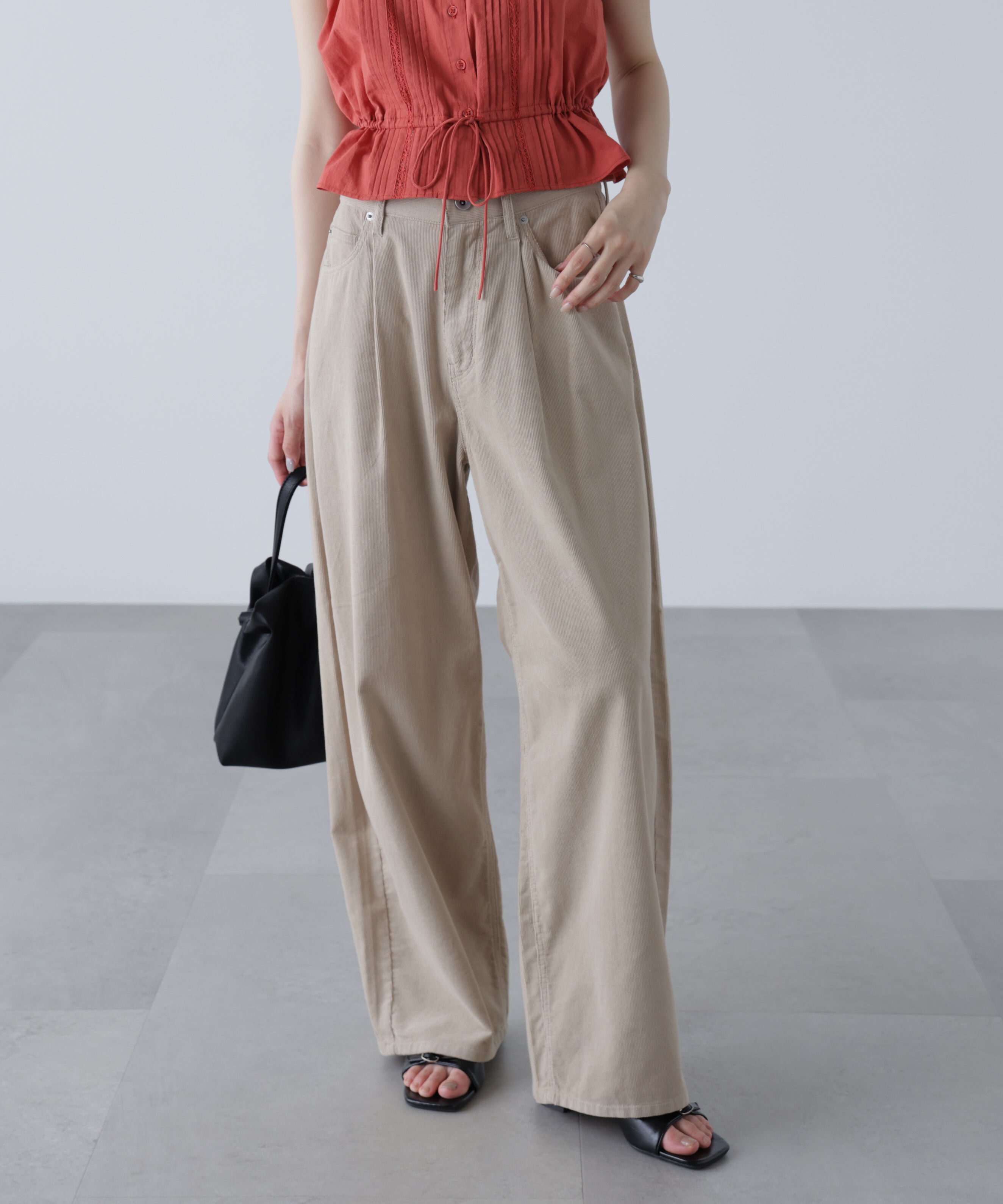  「コーデュロイタックコクーンパンツ」|その他|