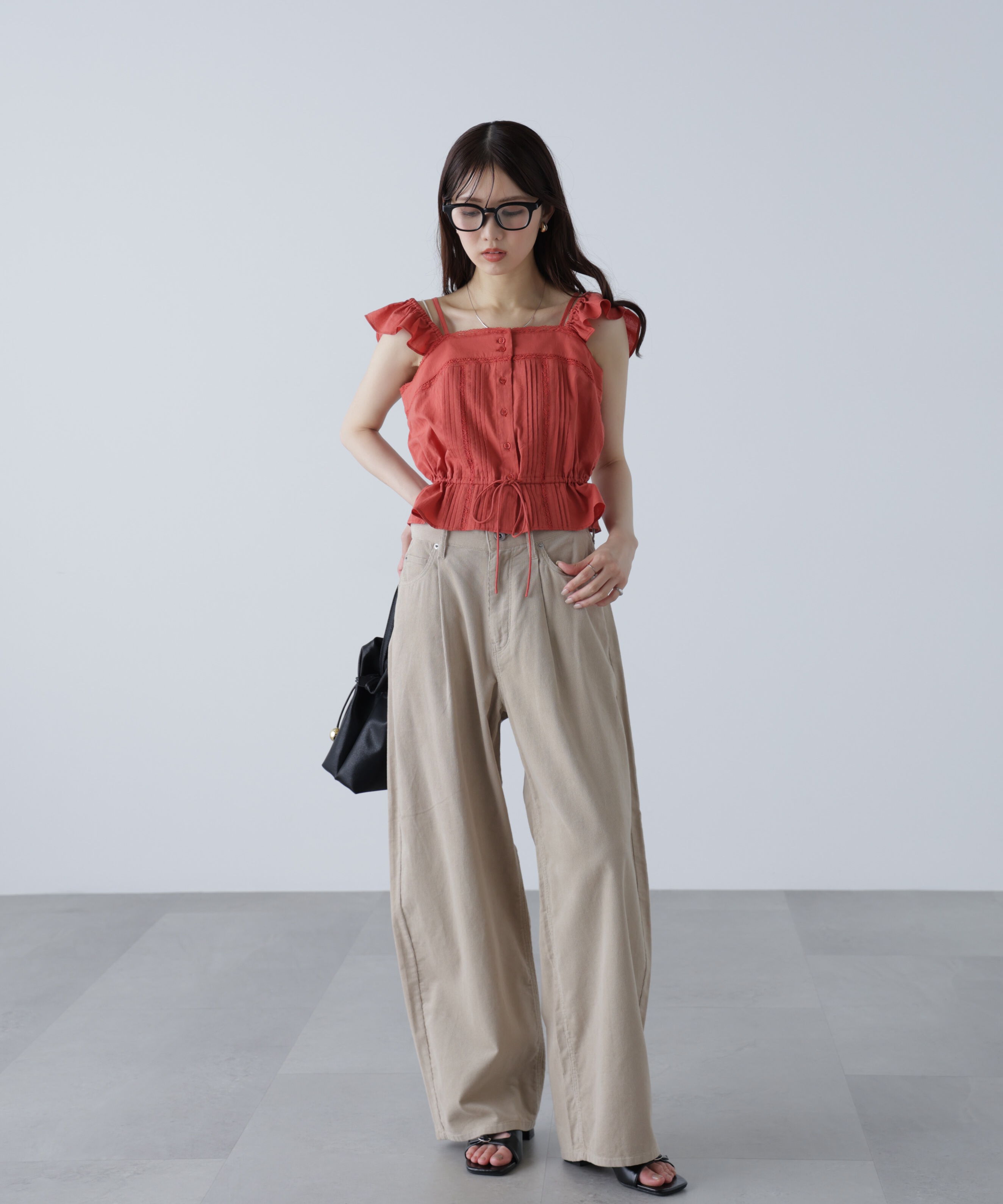  「コーデュロイタックコクーンパンツ」|その他|