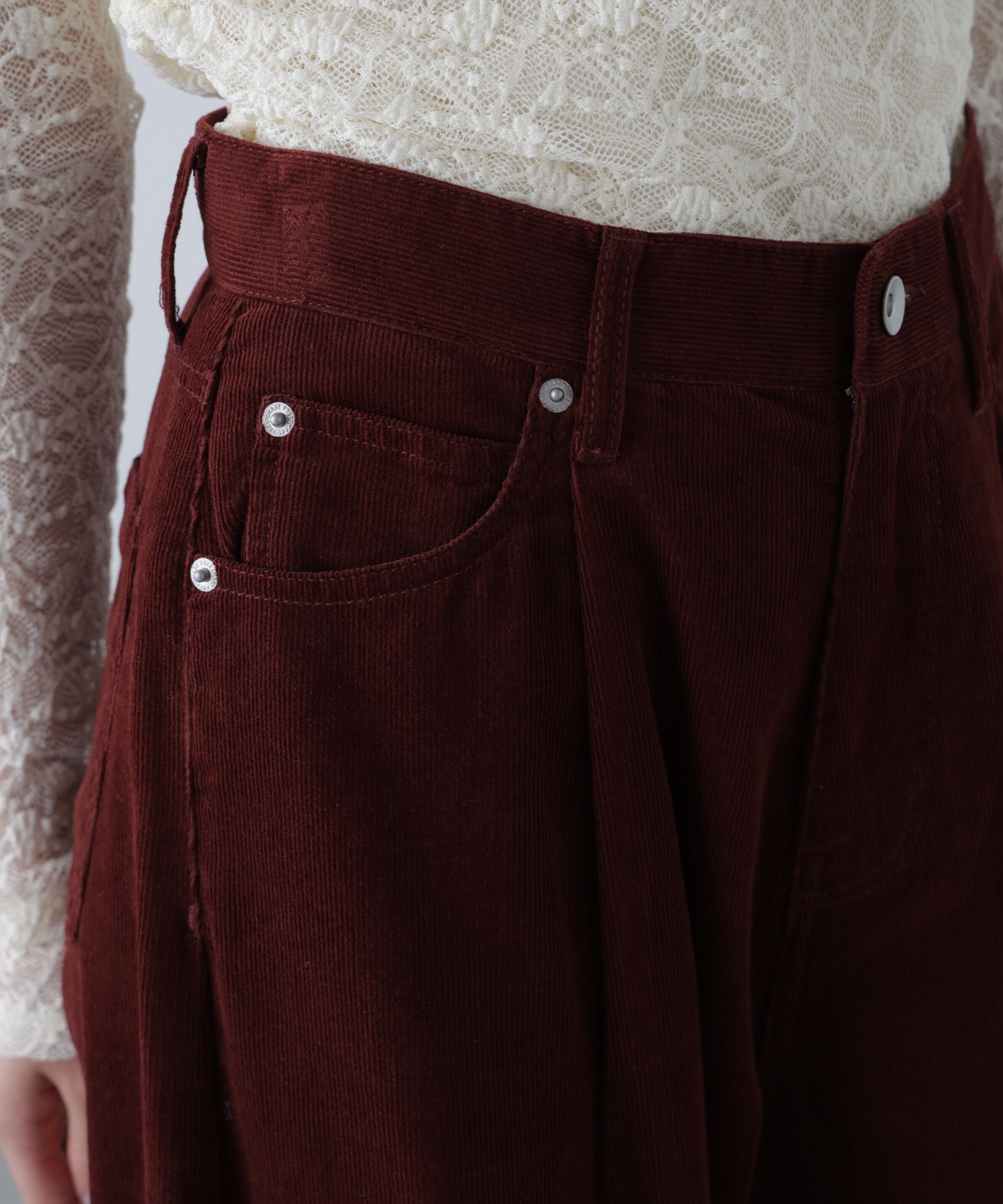  「コーデュロイタックコクーンパンツ」|その他|