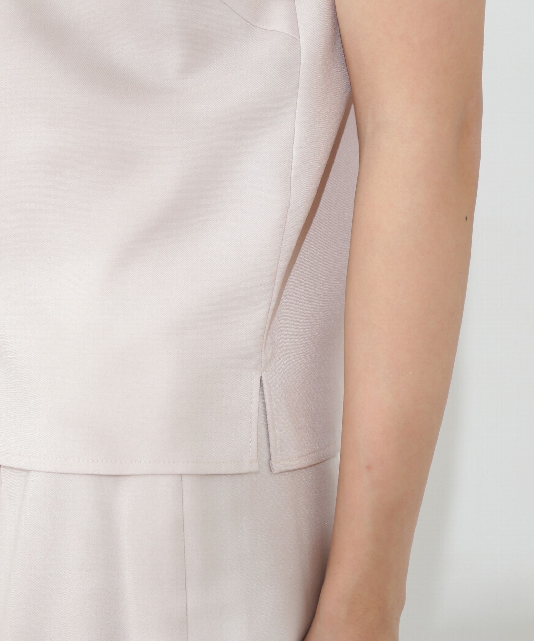 PROPORTION BODY DRESSING「ベーシックフロント釦ノースリブラウス」|シャツ・ブラウス|