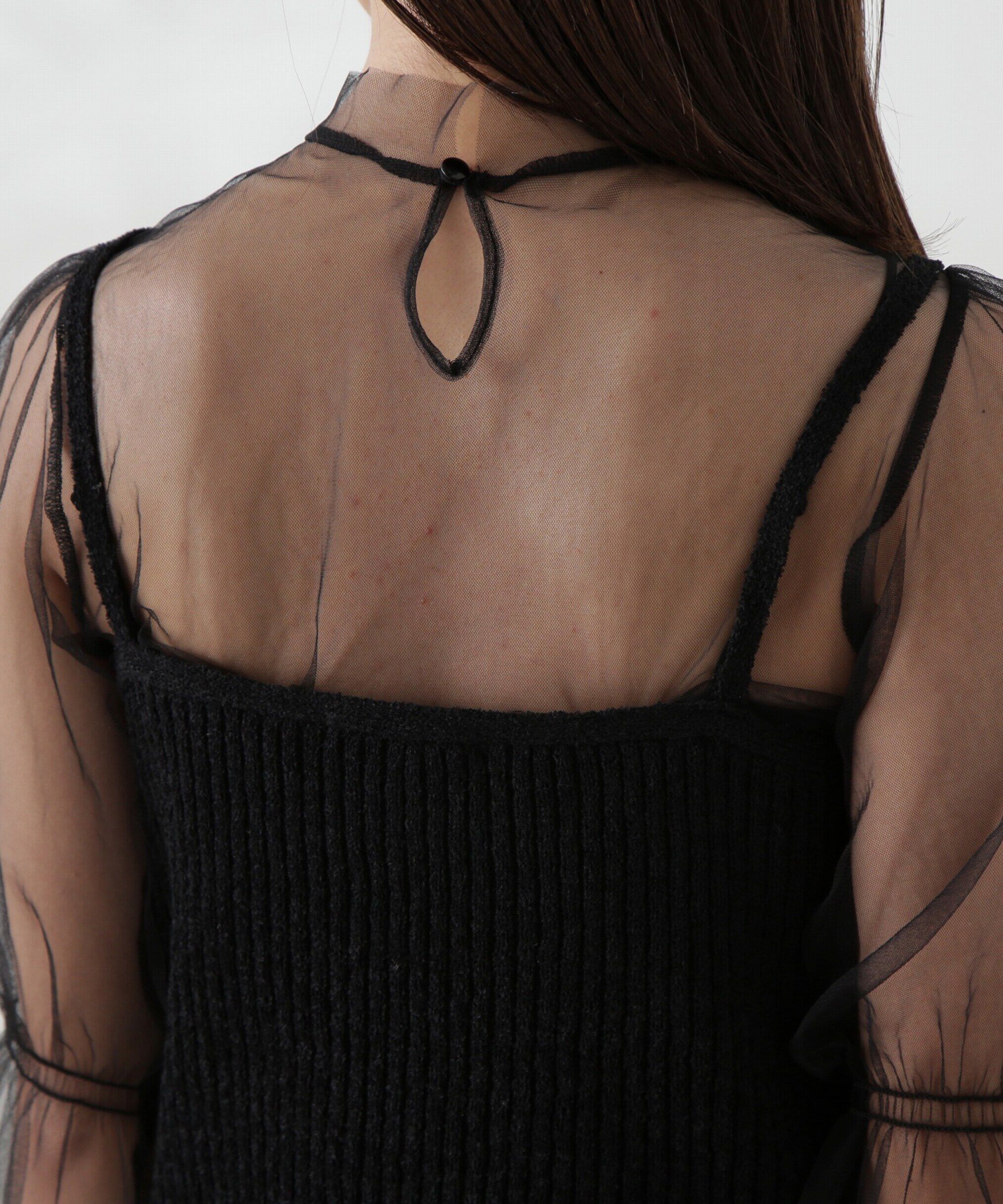 PROPORTION BODY DRESSING「チュールトップス&times;ニットビスチェ」|ニット・セーター|