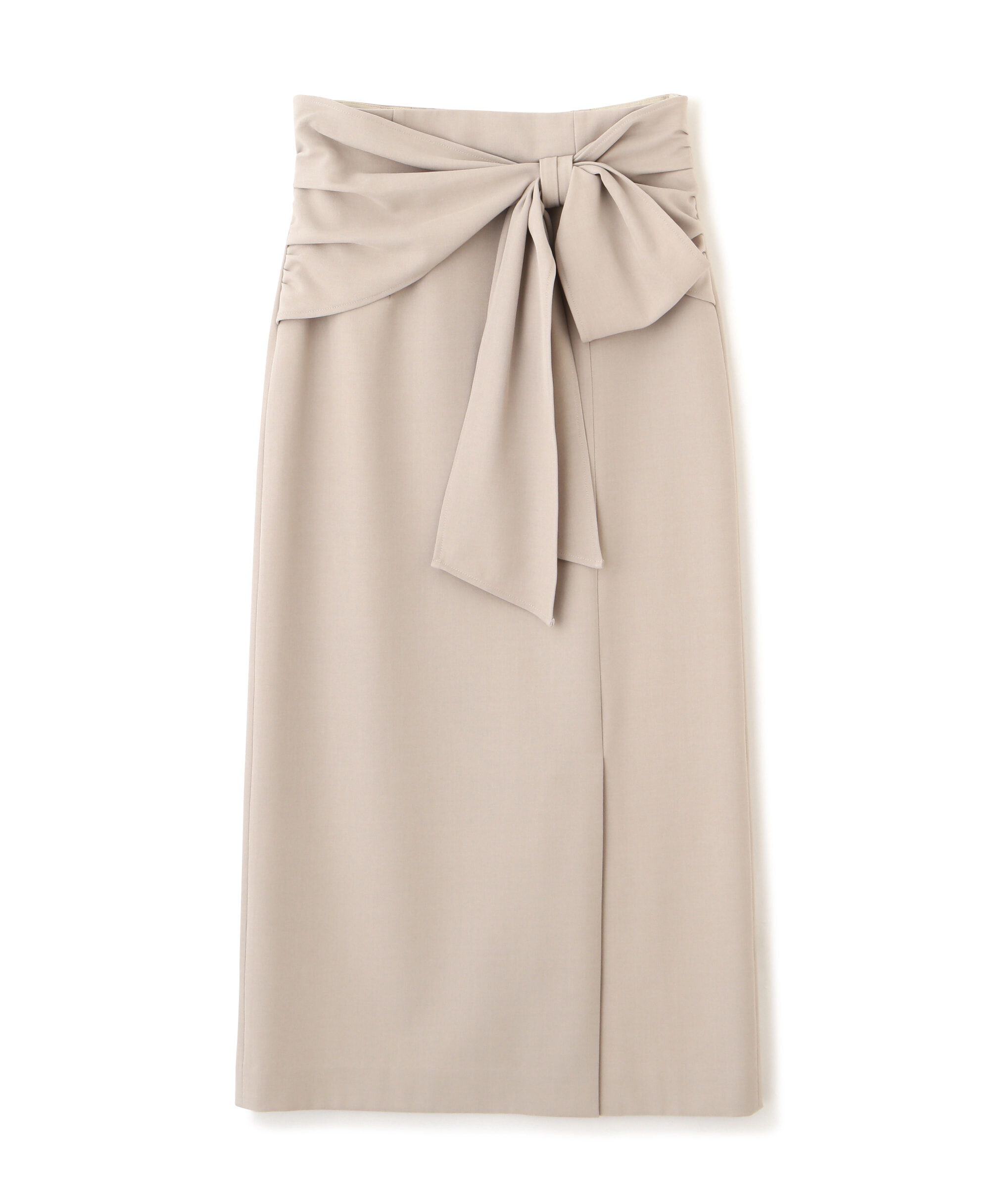 PROPORTION BODY DRESSING「ラップ風リボンタイトスカート　24AW」|スカート|