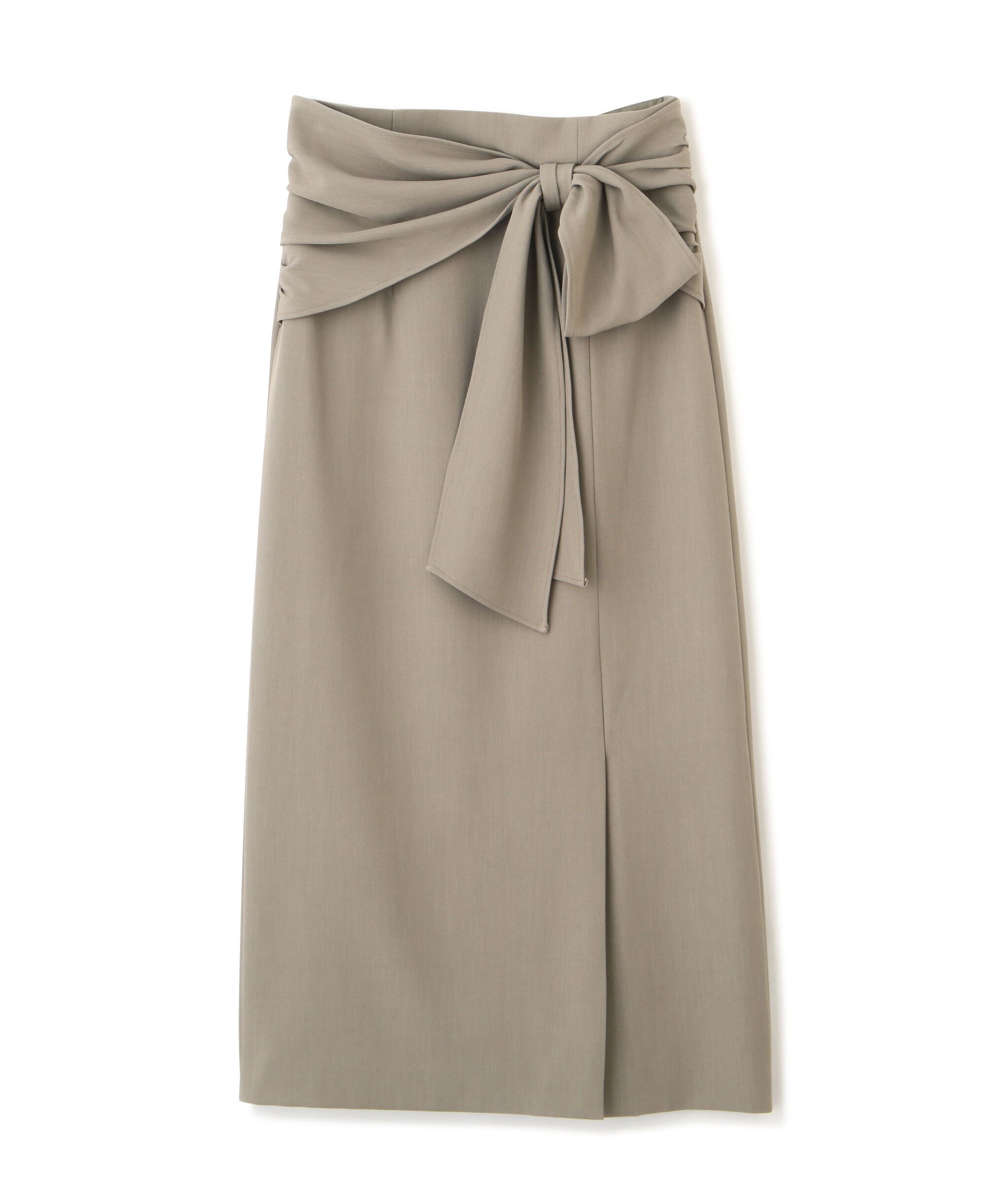 PROPORTION BODY DRESSING「ラップ風リボンタイトスカート　24AW」|スカート|