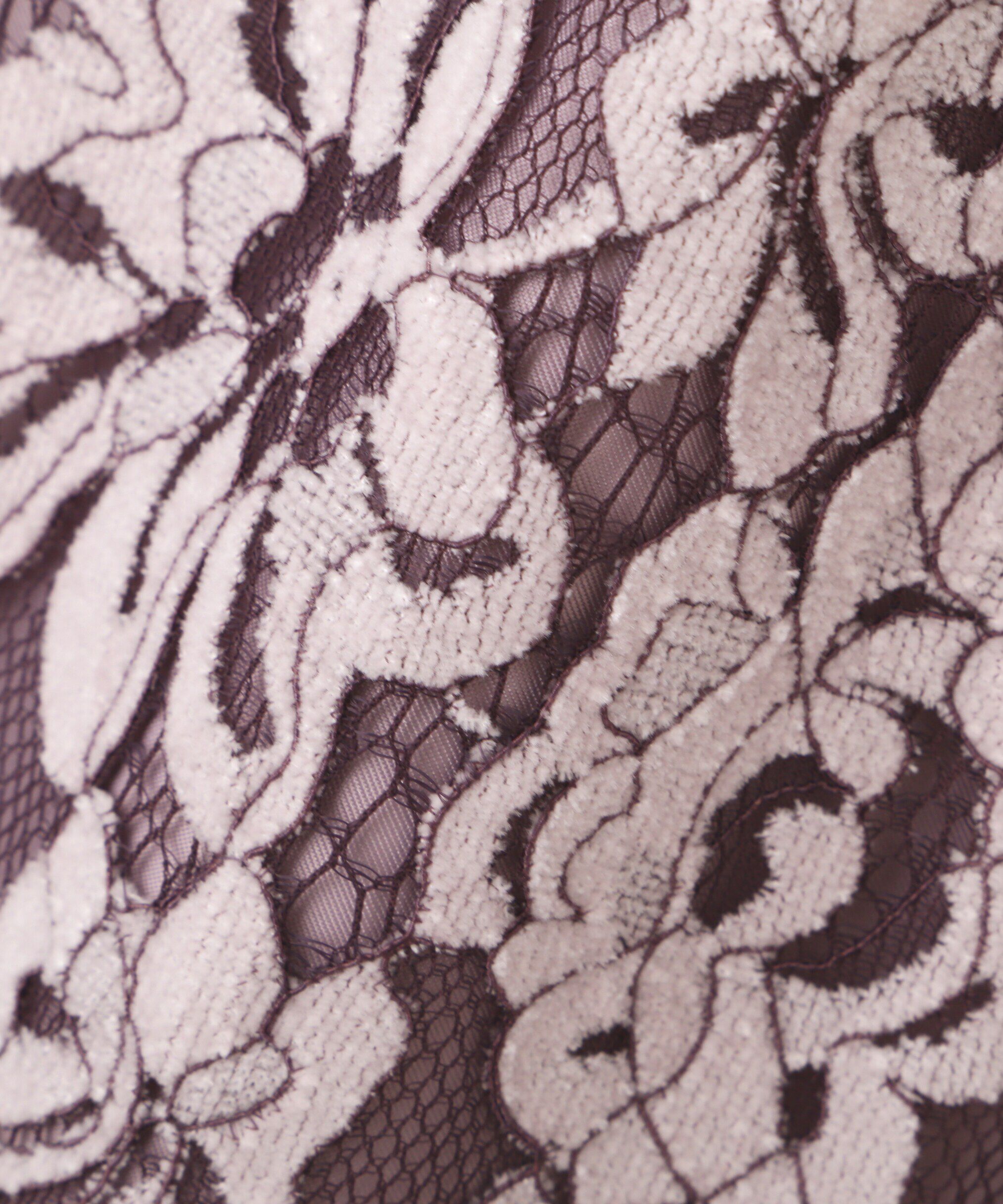 PROPORTION BODY DRESSING「モールレースタイトスカート　24AW」|スカート|