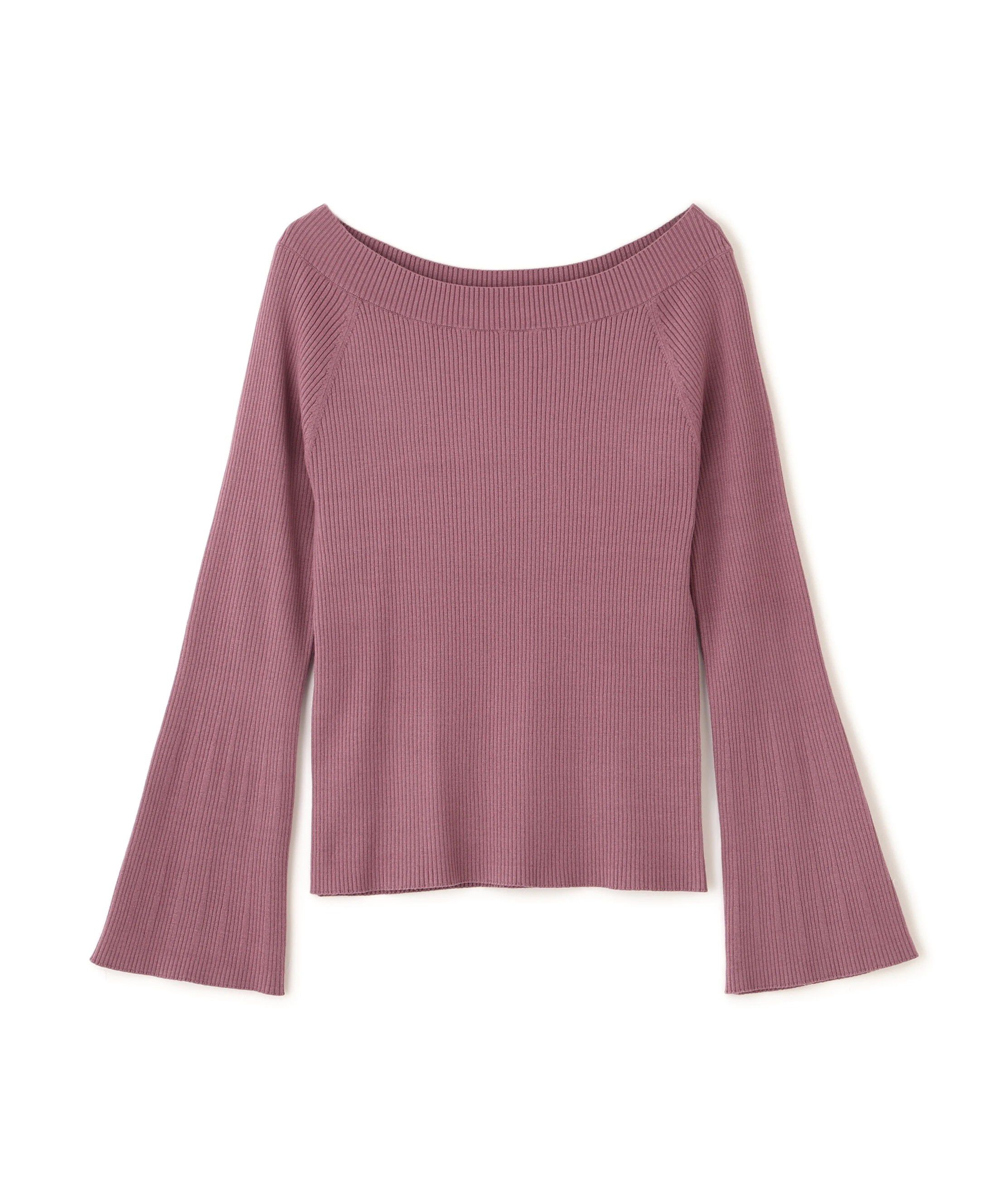 PROPORTION BODY DRESSING「＜ウォッシャブル＞フレアスリーブオフショルニット」|ニット・セーター|